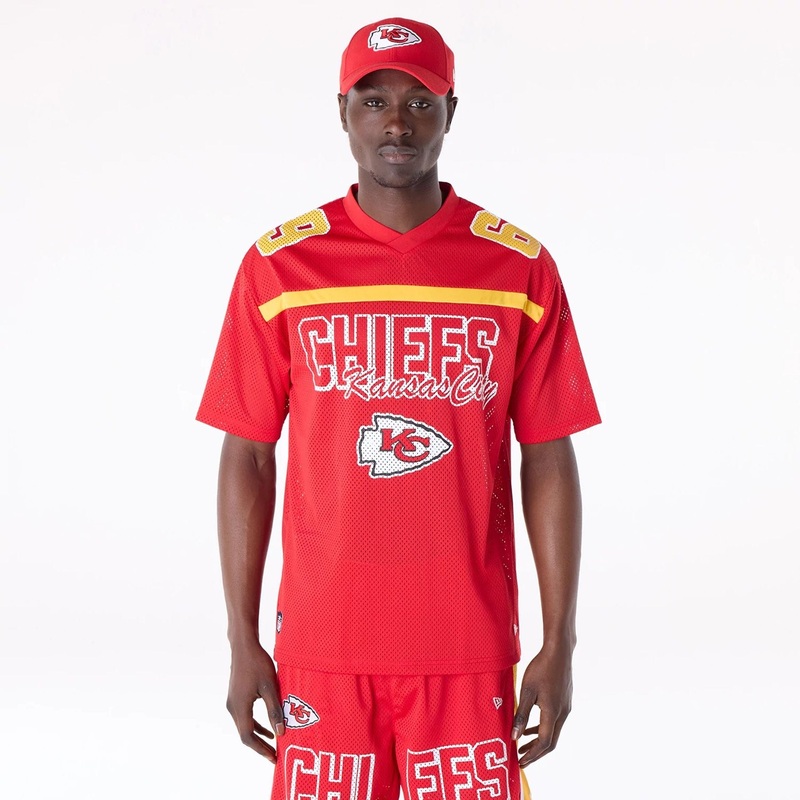 Kansas City Chiefs NFL Mesh Red T-Shirt