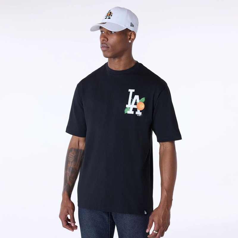 LA Dodgers MLB Fruit Black T-Shirt