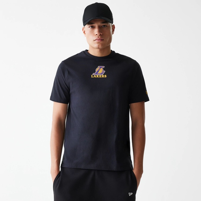 LA Lakers NBA Logo Black T-Shirt