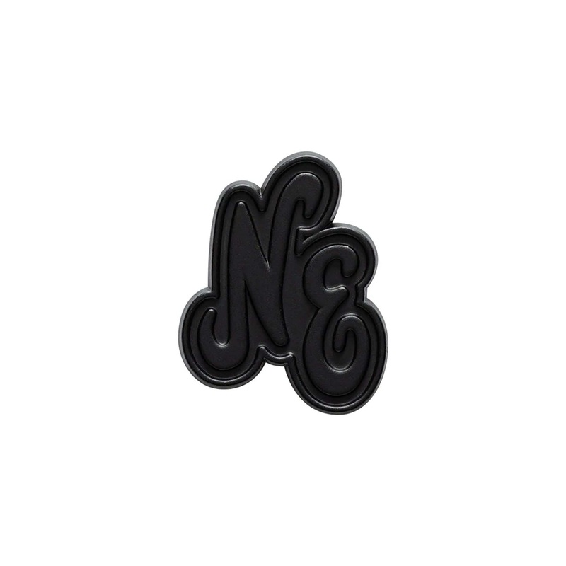 New Era Script Heritage Connect Black Pin Badge