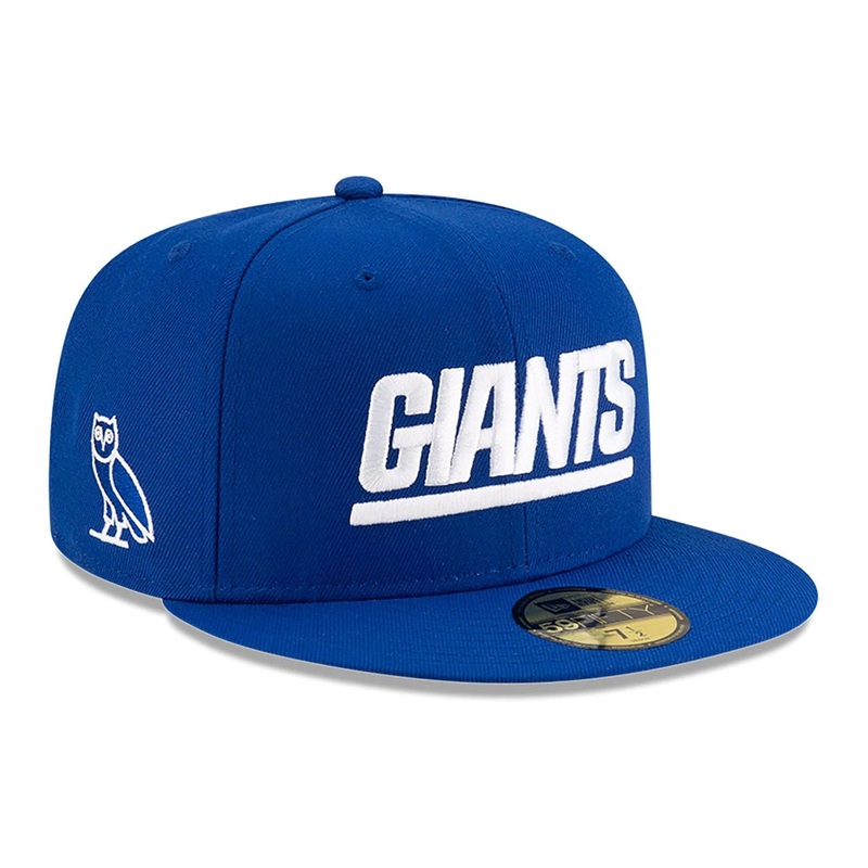 New York Giants OVO x NFL 2024 Blue 59FIFTY Fitted Cap