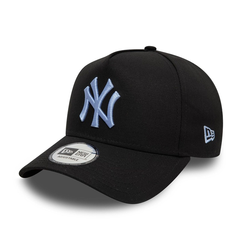 New York Yankees League Essential Black 9FORTY A-Frame Adjustable Cap