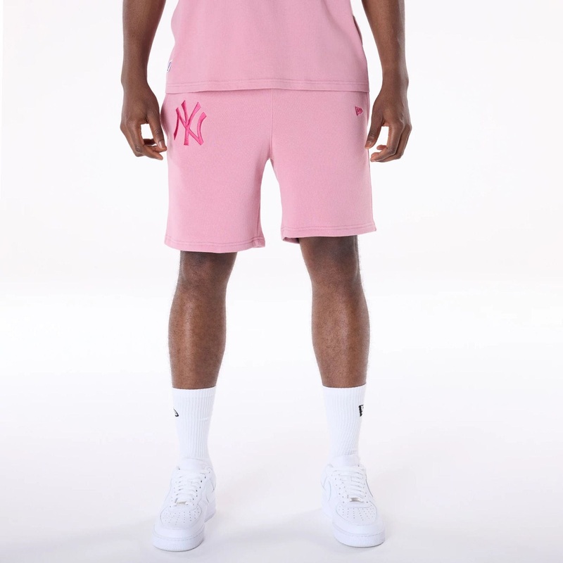 New York Yankees MLB League Essential Dark Pink Shorts