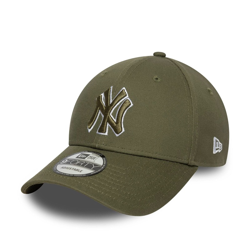 New York Yankees MLB Outline Dark Green 9FORTY Adjustable Cap