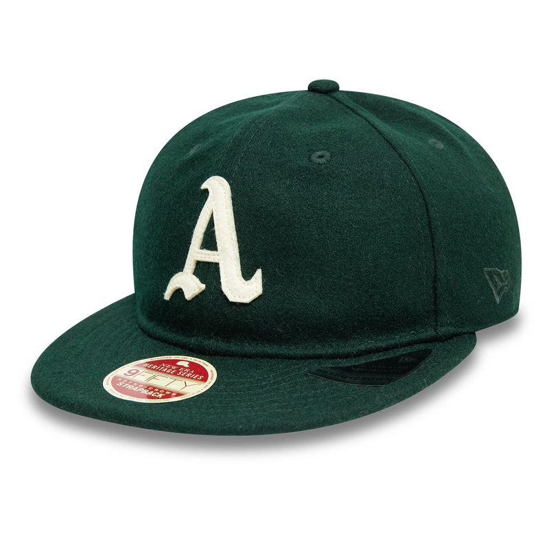 Oakland Athletics Image Heritage Green Retro Crown 9FIFTY Adjustable Cap
