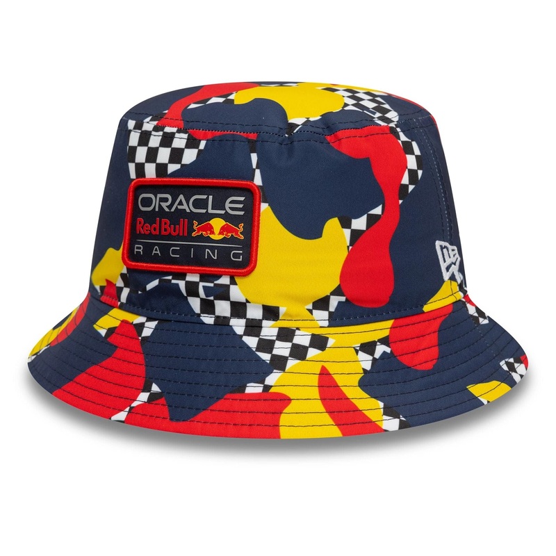 Red Bull Racing Abstract Dark Blue Bucket Hat