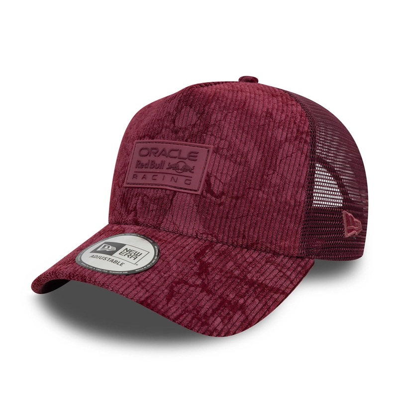 Red Bull Racing Cord Open Red 9FORTY A-Frame Trucker Adjustable Cap
