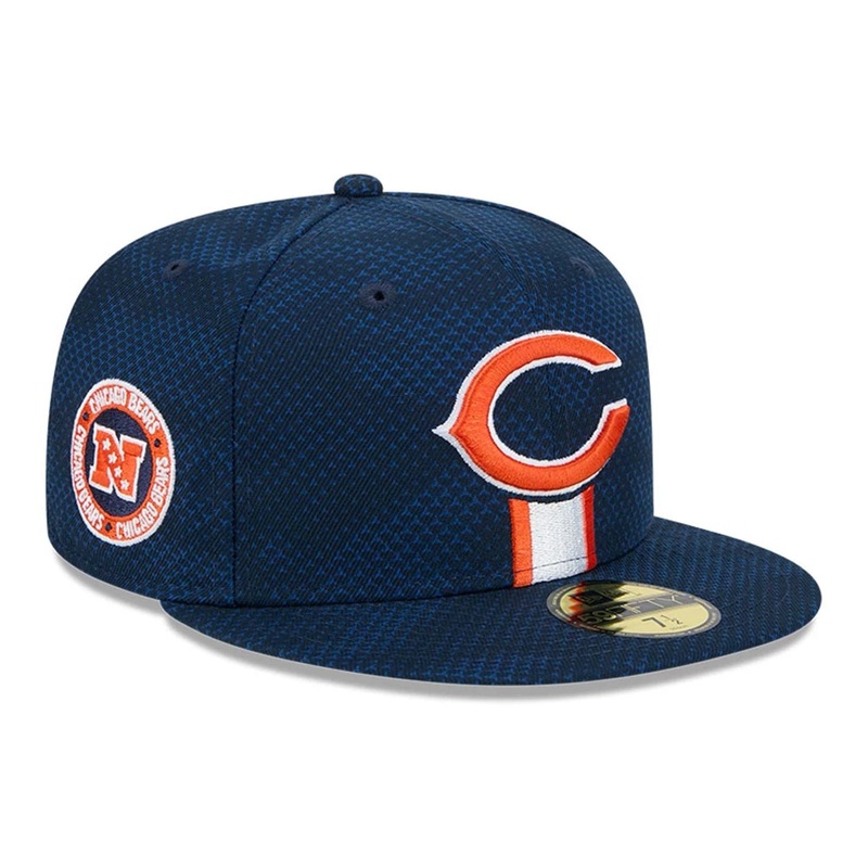 Chicago Bears NFL Sideline 2024 Navy 59FIFTY Fitted Cap