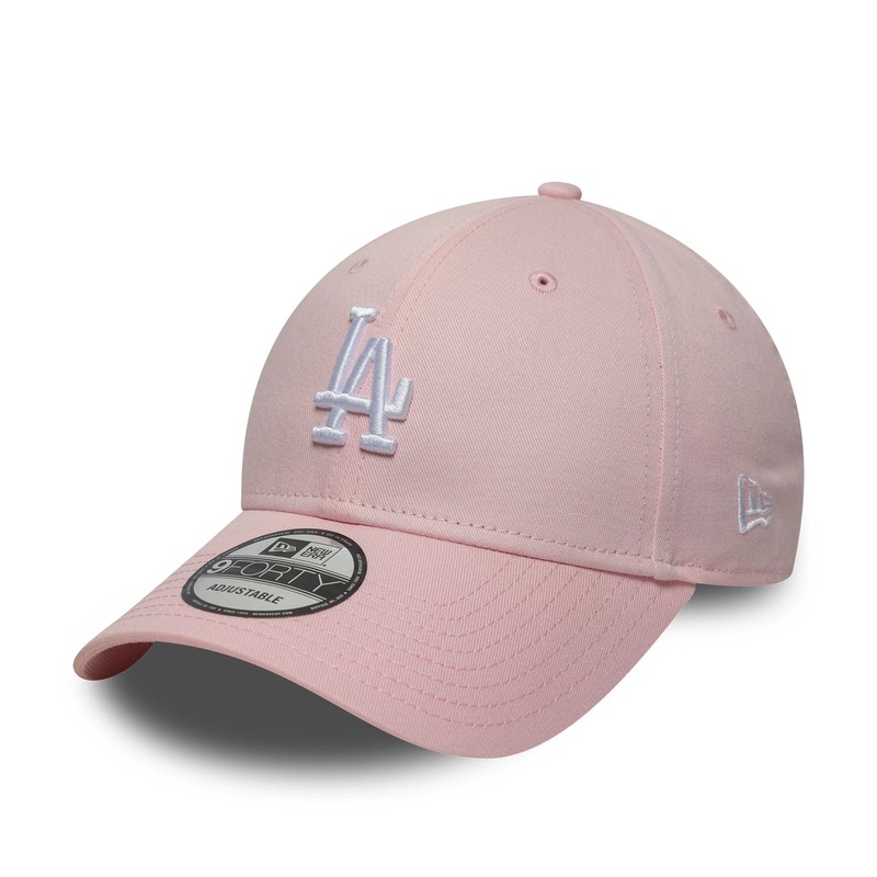 LA Dodgers MLB Colour Pack Pastel Pink 9FORTY Adjustable Cap