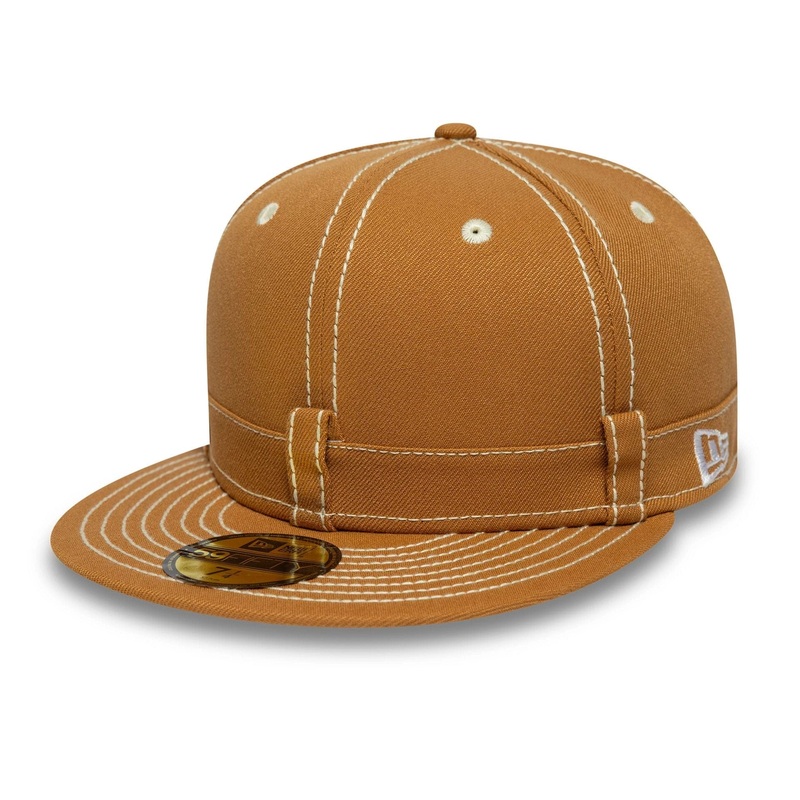 Mains X New Era Beige 59FIFTY Fitted Cap