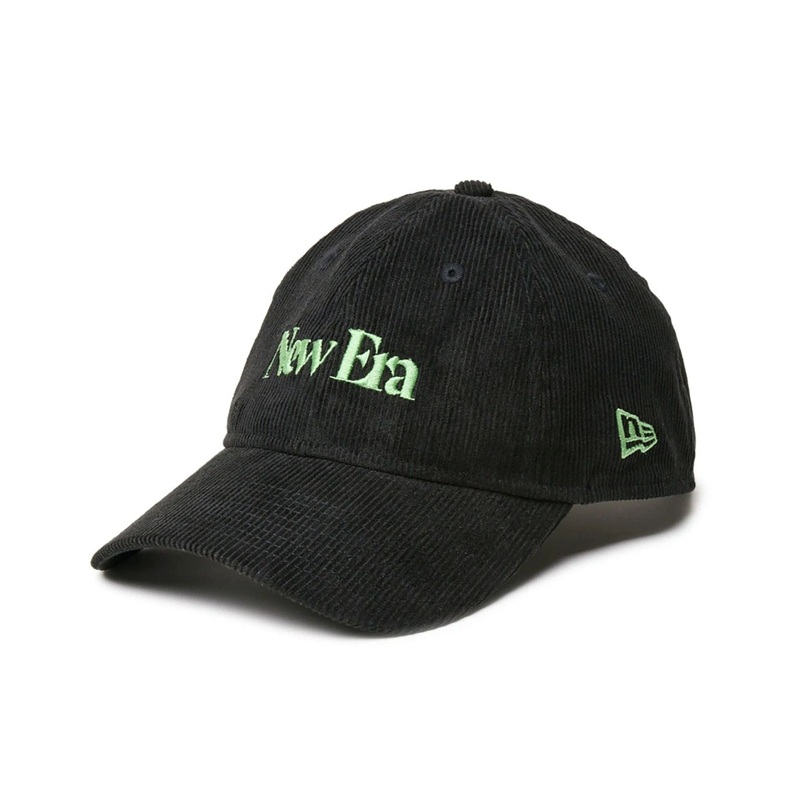 New Era Japan Micro Corduroy Black 9TWENTY Adjustable Cap