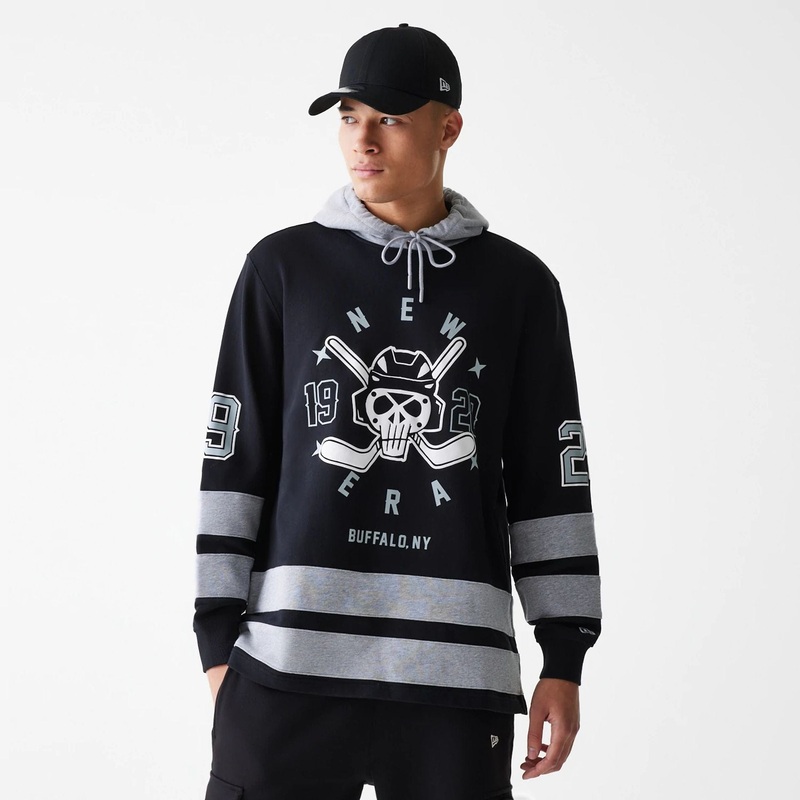 New Era Street Dangle Grey Pullover Hoodie