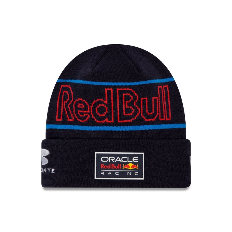 Red Bull Racing Sergio Perez Team Navy Cuff Knit Beanie Hat