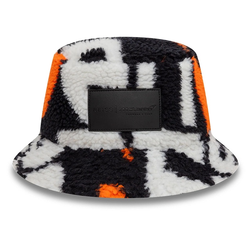 Reiss x McLaren Black Bucket Hat