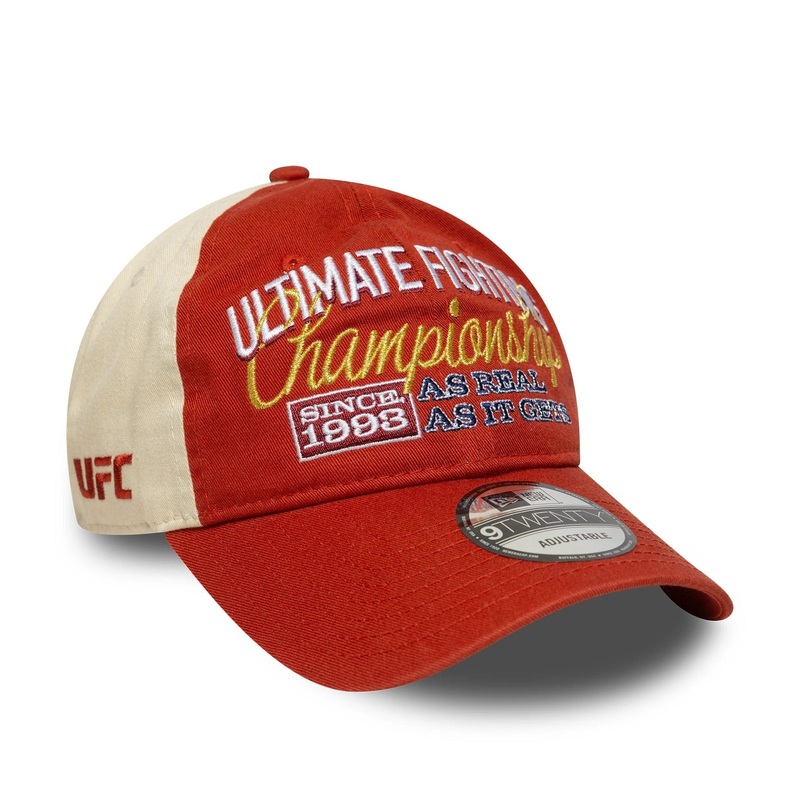 UFC Ultimate Fighting Graphic Red 9TWENTY Adjustable Cap