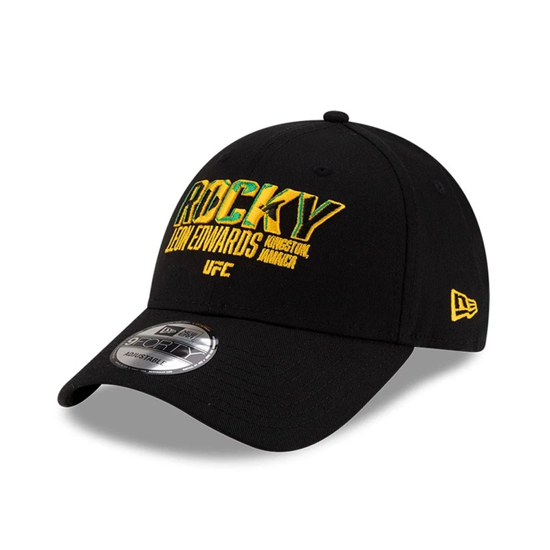 UFC Ultimate Fighting Leon Edwards Black 9FORTY Adjustable Cap