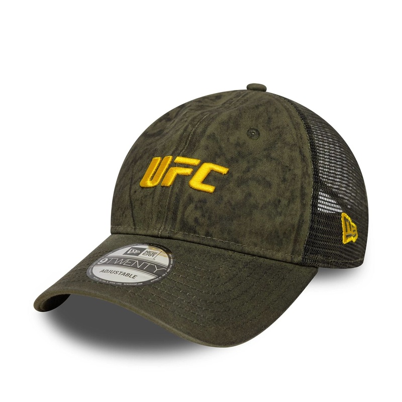 UFC Ultimate Fighting Oil Wash Green 9TWENTY Adjustable Cap
