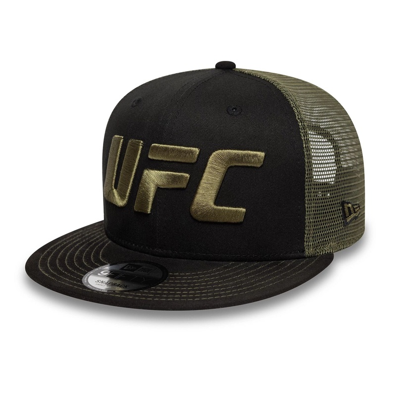 UFC Ultimate Fighting Suede Black 9FIFTY Snapback Adjustable Cap