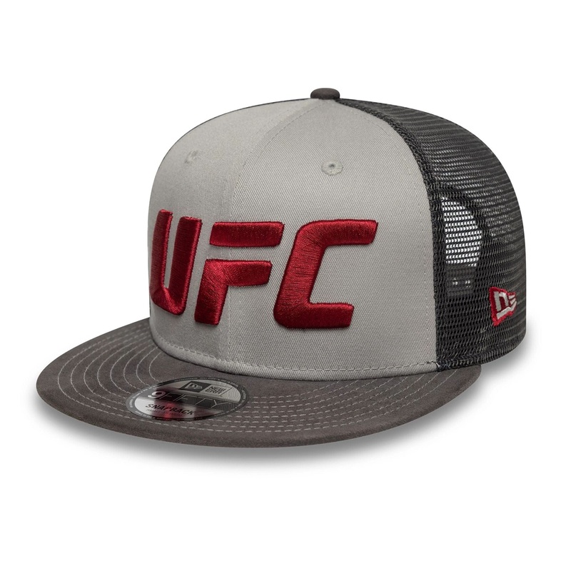 UFC Ultimate Fighting Suede Grey 9FIFTY Snapback Adjustable Cap