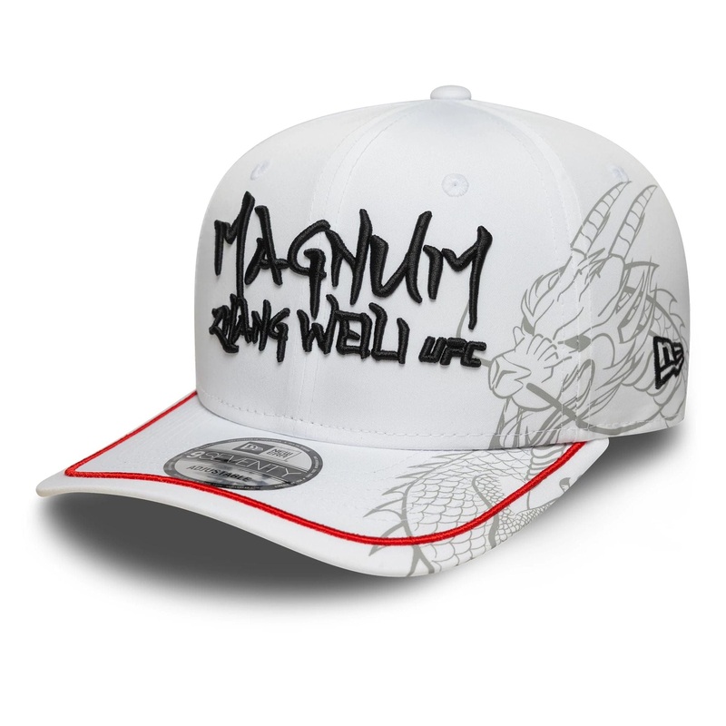 UFC Ultimate Fighting Zhang Weili White 9SEVENTY Stretch Snap Adjustable Cap