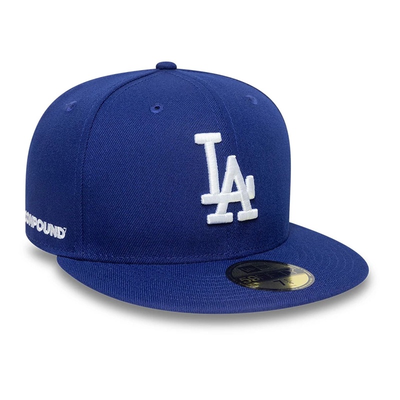 LA Dodgers Compound X MLB Dark Blue 59FIFTY Fitted Cap