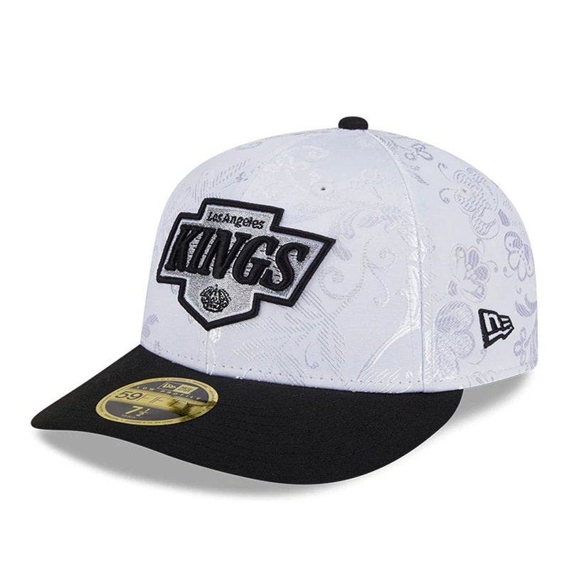 LA Kings NHL Open White Low Profile 59FIFTY Fitted Cap