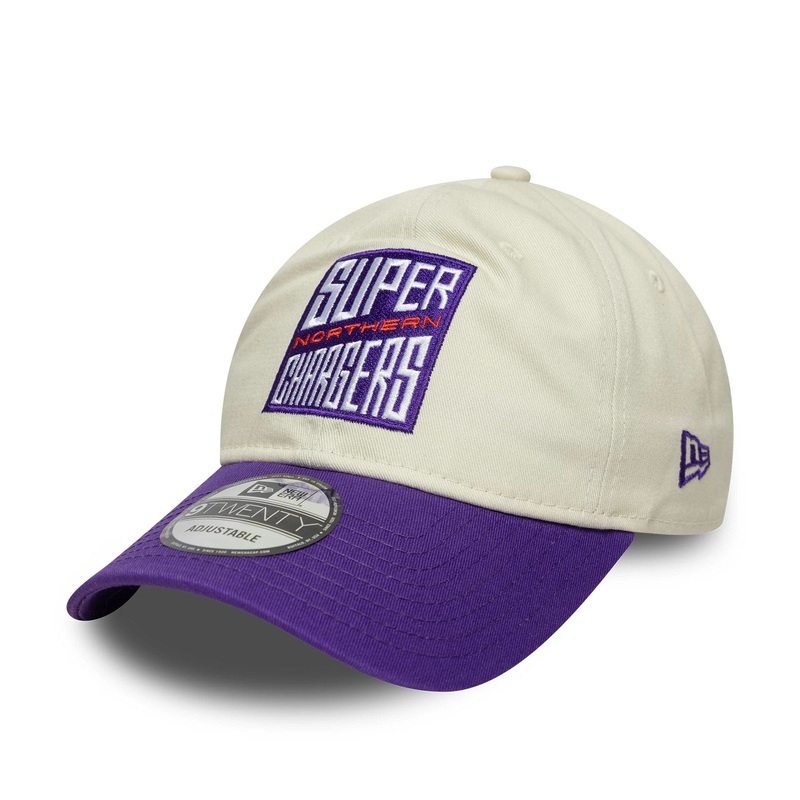 Super Northern Chargers The Hundred 2025 Contrast Cream 9TWENTY Adjustable Cap