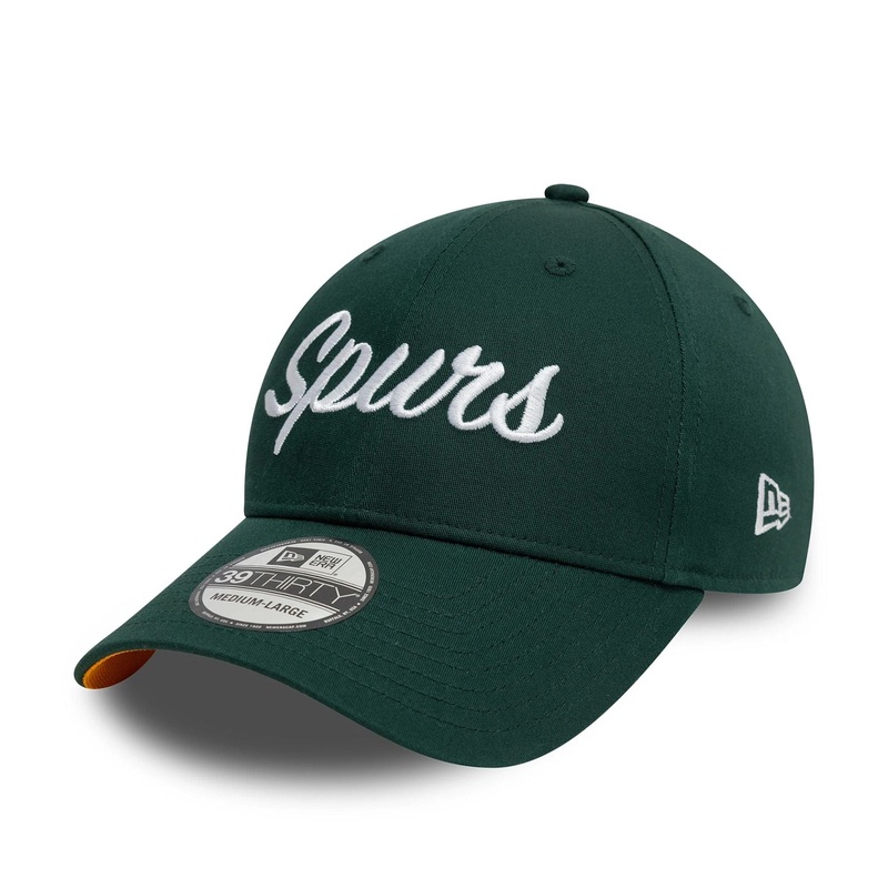 Tottenham Hotspur FC Lilywhite Dark Green 39THIRTY Stretch Fit Cap