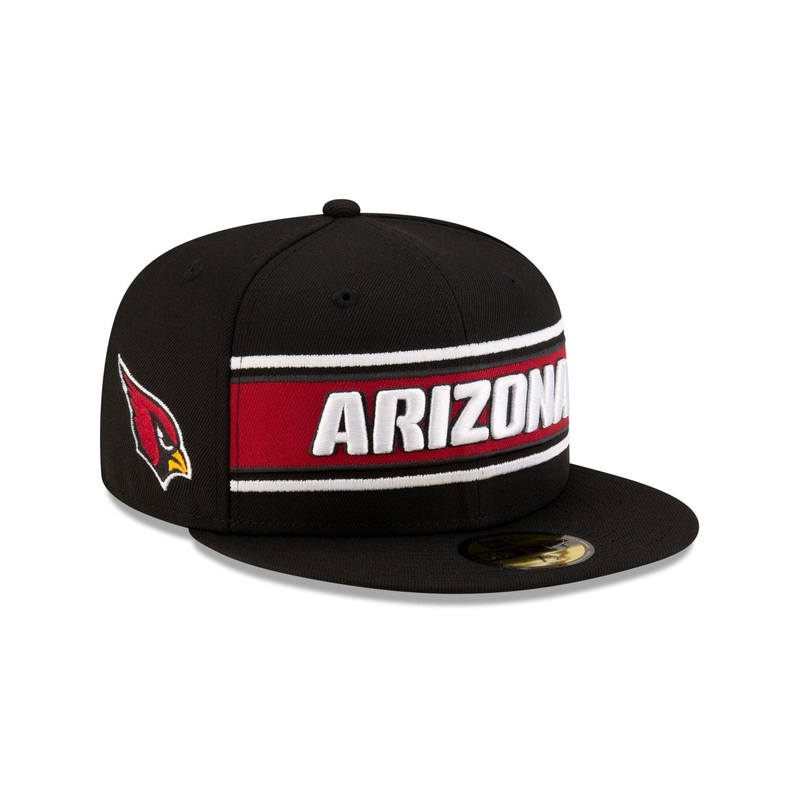 Arizona Cardinals 2024 Sideline Black 59FIFTY Fitted Hat