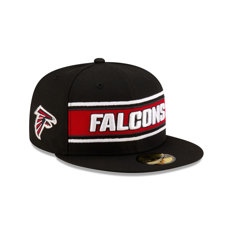 Atlanta Falcons 2024 Sideline Black 59FIFTY Fitted Hat