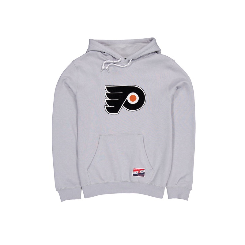 Philadelphia Flyers Throwback Gray Hoodie