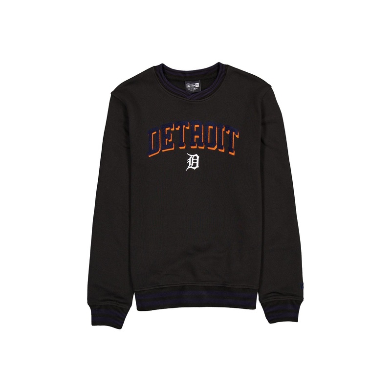 Detroit Tigers Sport Night Black Crewneck