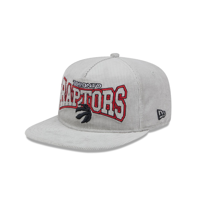 Toronto Raptors Gray Cord Golfer Hat