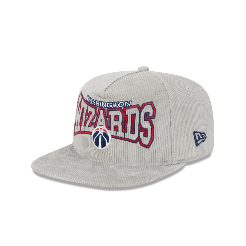Washington Wizards Gray Cord Golfer Hat