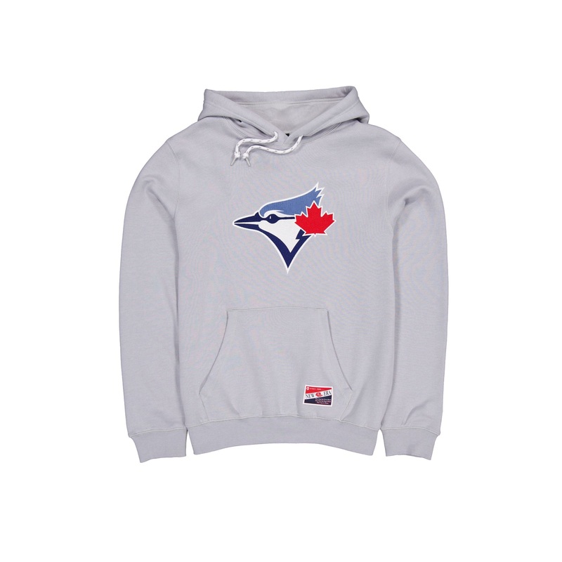 Toronto Blue Jays Throwback Gray Hoodie