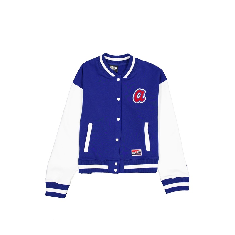 Atlanta Braves Throwback Fleece Women’s Jacket
