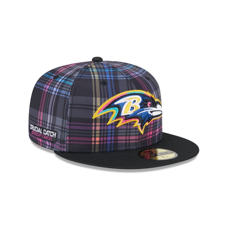 Baltimore Ravens 2024 Crucial Catch 59FIFTY Fitted Hat