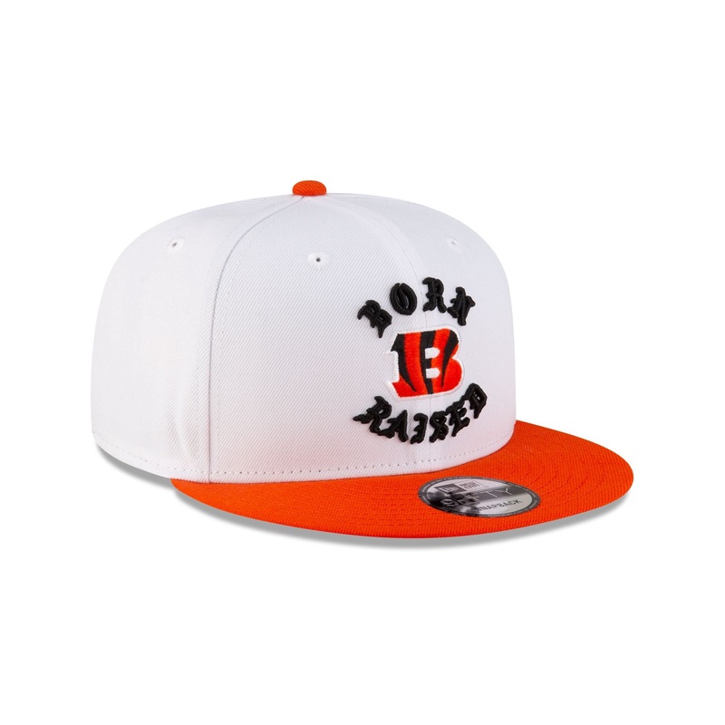 Born x Raised Cincinnati Bengals White 9FIFTY Snapback