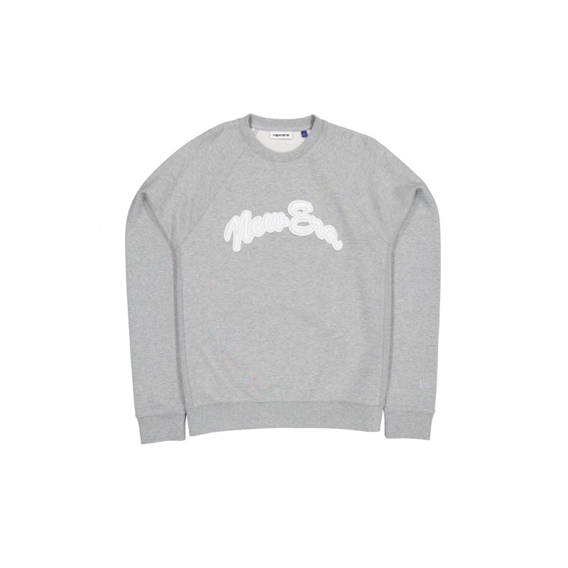 Arch Script Heather Gray Crewneck