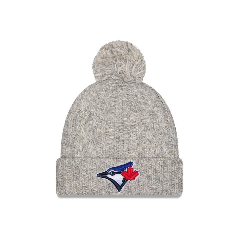 Toronto Blue Jays Shimmer Pom Knit Hat