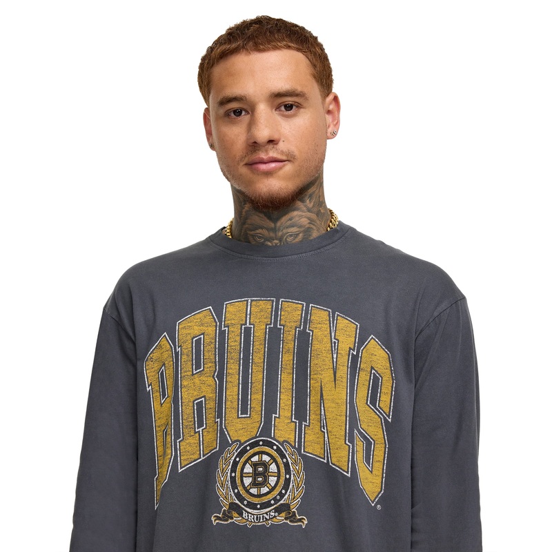 Boston Bruins Oversized Essentials Long Sleeve T-Shirt