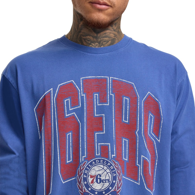 Philadelphia 76ers Oversized Essentials Long Sleeve T-Shirt