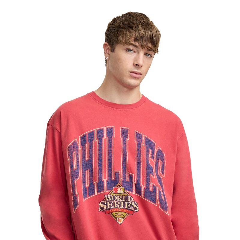 Philadelphia Phillies Oversized Essentials Long Sleeve T-Shirt