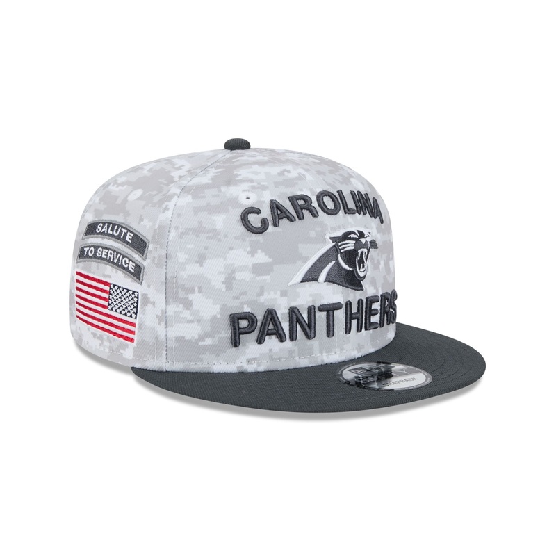 Carolina Panthers 2024 Salute to Service 9FIFTY Snapback Hat