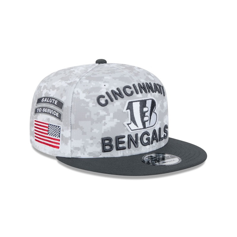 Cincinnati Bengals 2024 Salute to Service 9FIFTY Snapback Hat
