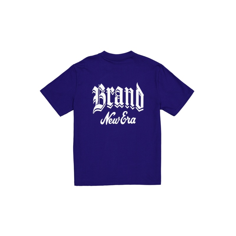 Blackletter Graphic Dark Royal T-Shirt