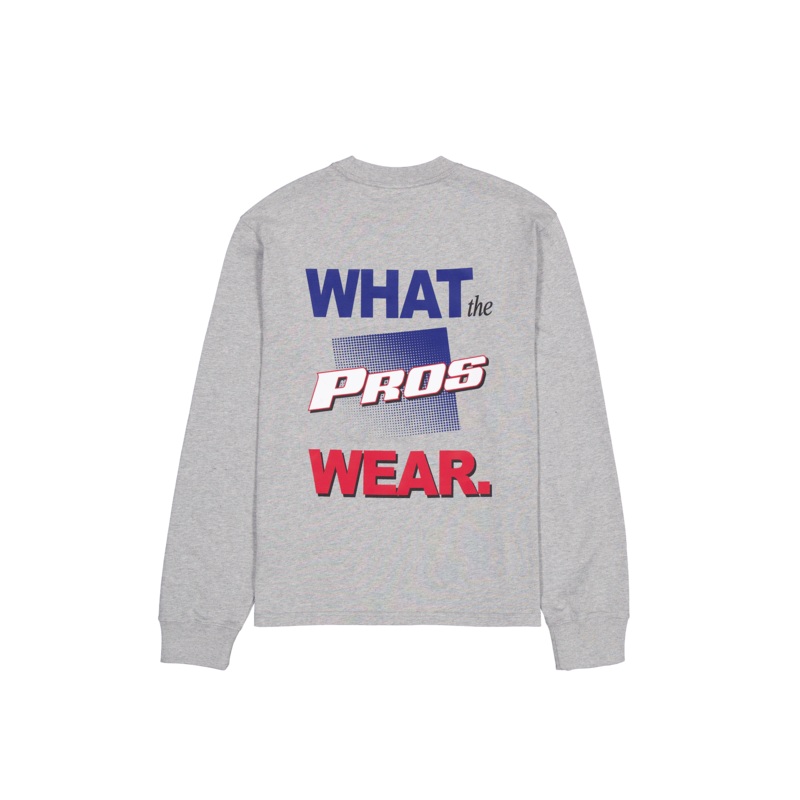Go Pro Graphic Heather Gray Long Sleeve T-Shirt