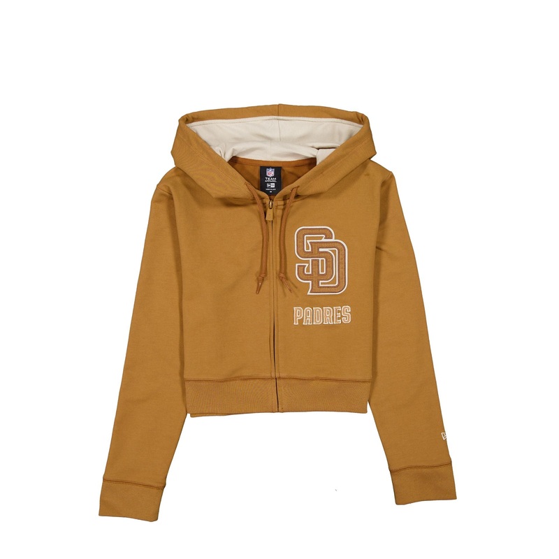 San Diego Padres Light Bronze Logo Select Women’s Full-Zip Hoodie