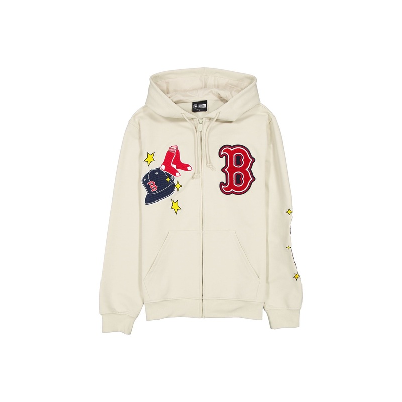 Boston Red Sox Stone Logo Select Full-Zip Hoodie