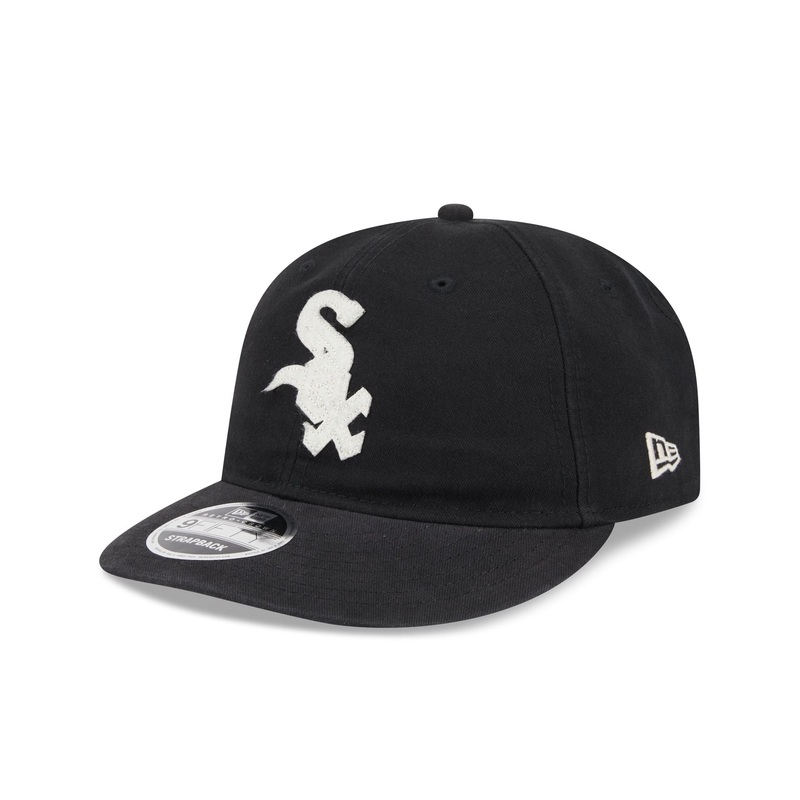 Chicago White Sox Canvas Felt Retro Crown 9FIFTY Adjustable Hat
